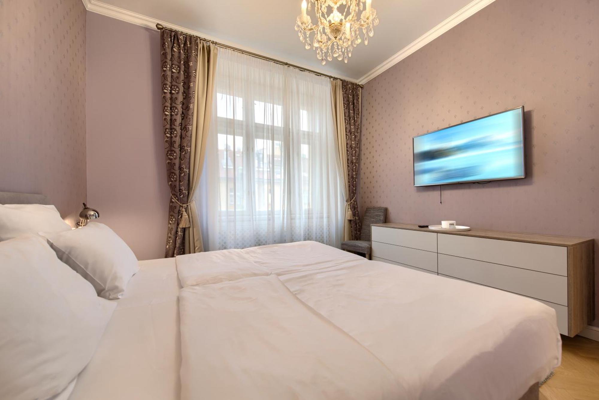 Milosrdnych Apartments Prag Oda fotoğraf