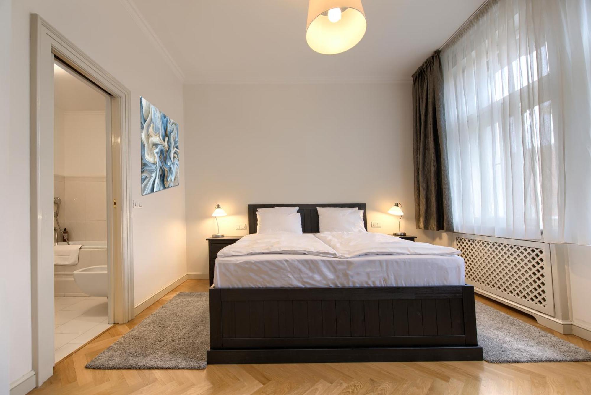 Milosrdnych Apartments Prag Oda fotoğraf