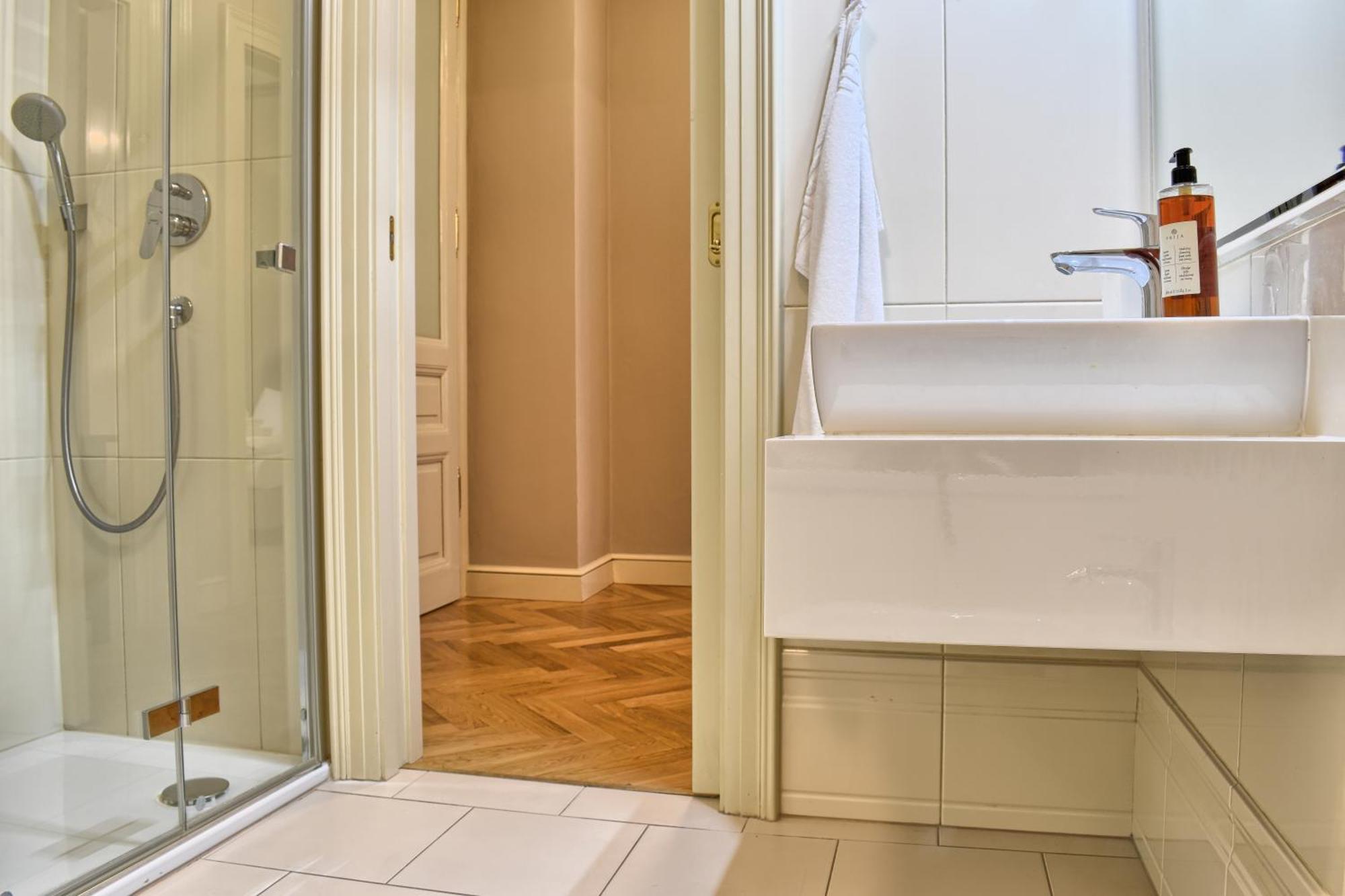 Milosrdnych Apartments Prag Oda fotoğraf