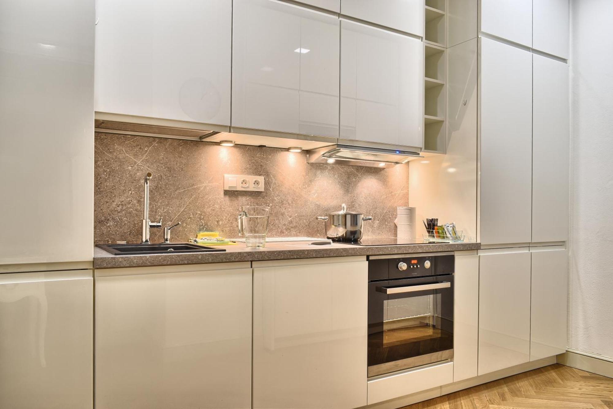 Milosrdnych Apartments Prag Oda fotoğraf
