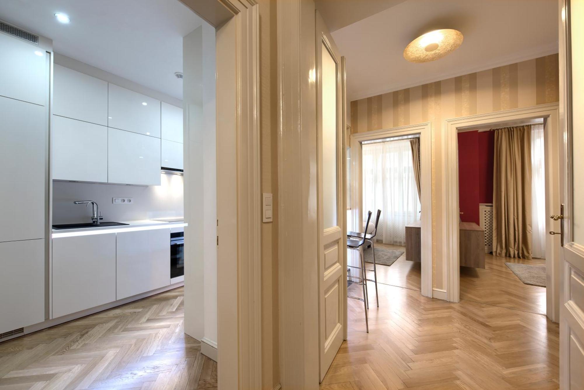 Milosrdnych Apartments Prag Oda fotoğraf