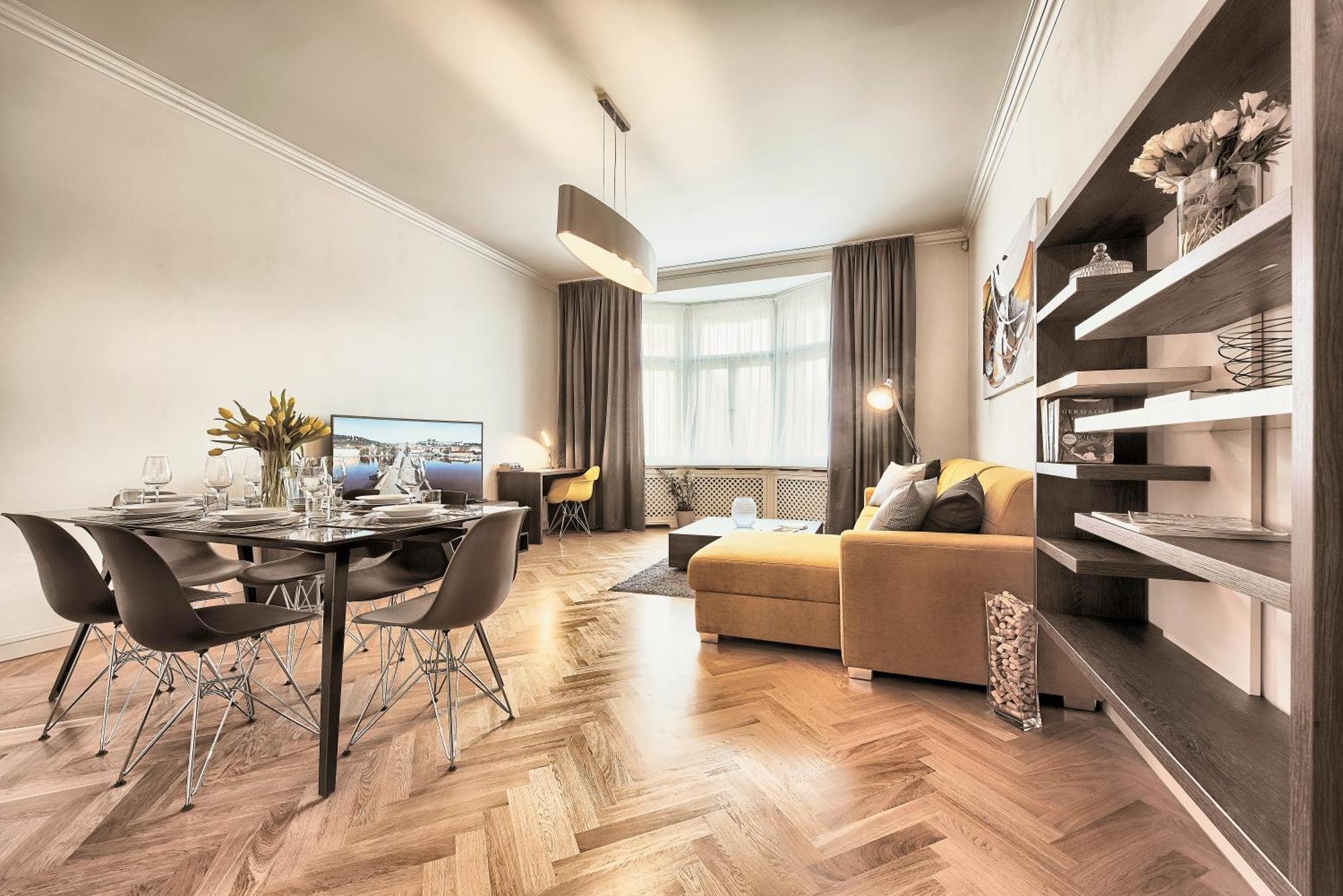Milosrdnych Apartments Prag Oda fotoğraf