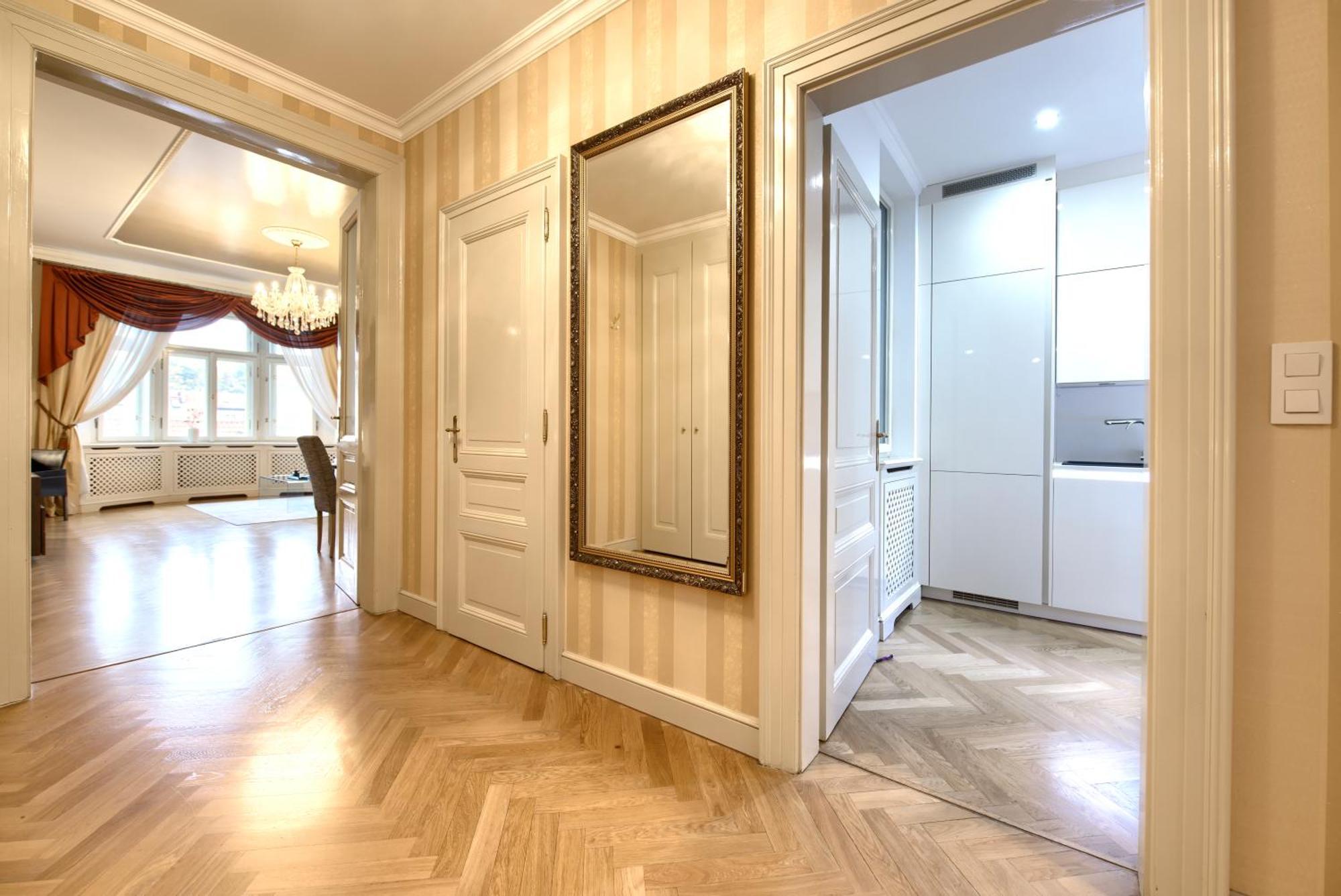 Milosrdnych Apartments Prag Oda fotoğraf