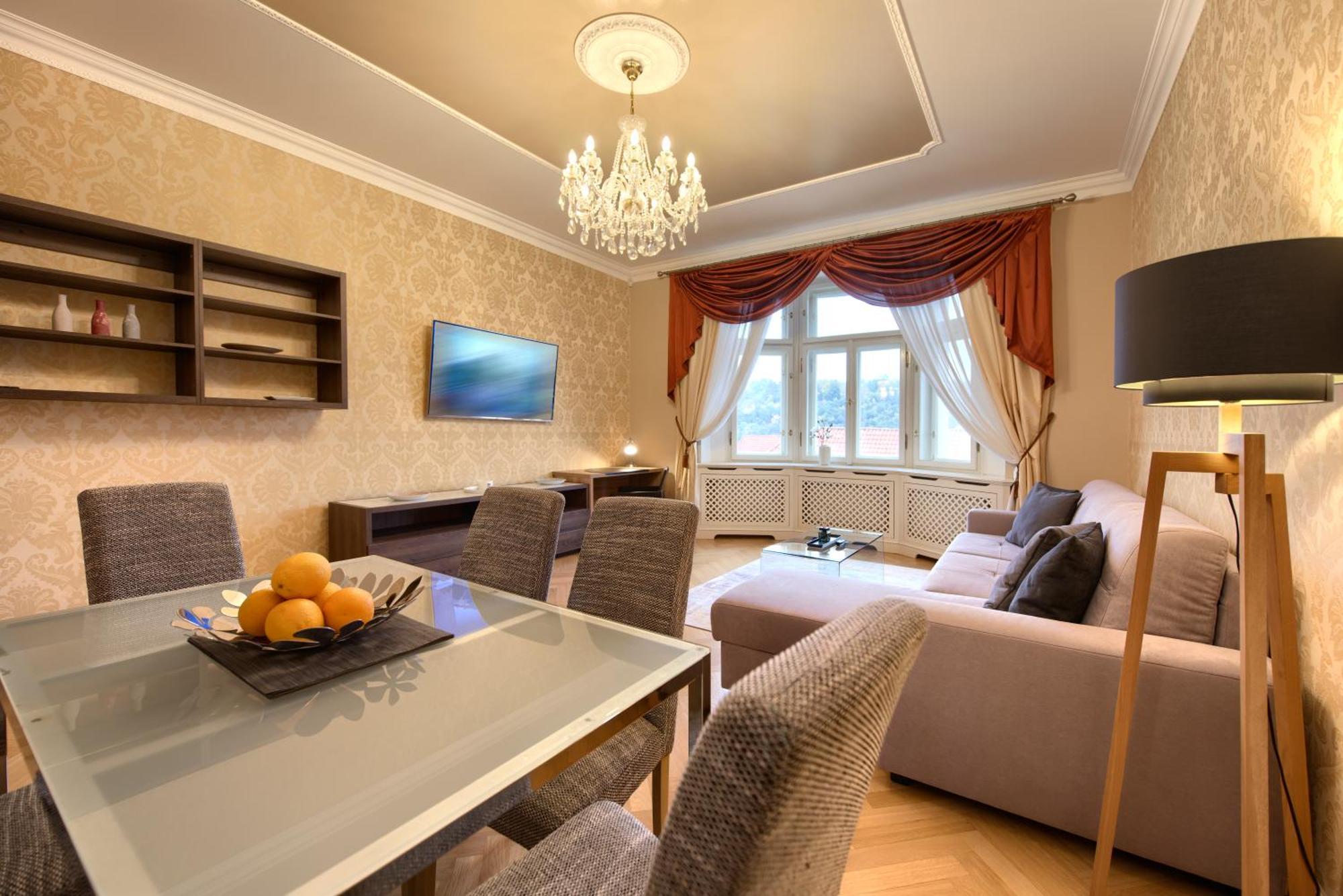 Milosrdnych Apartments Prag Oda fotoğraf
