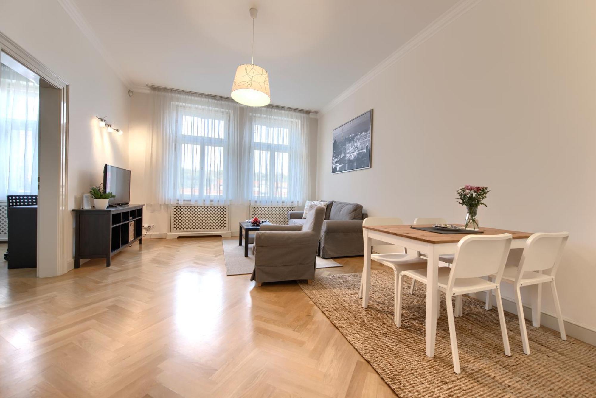 Milosrdnych Apartments Prag Oda fotoğraf
