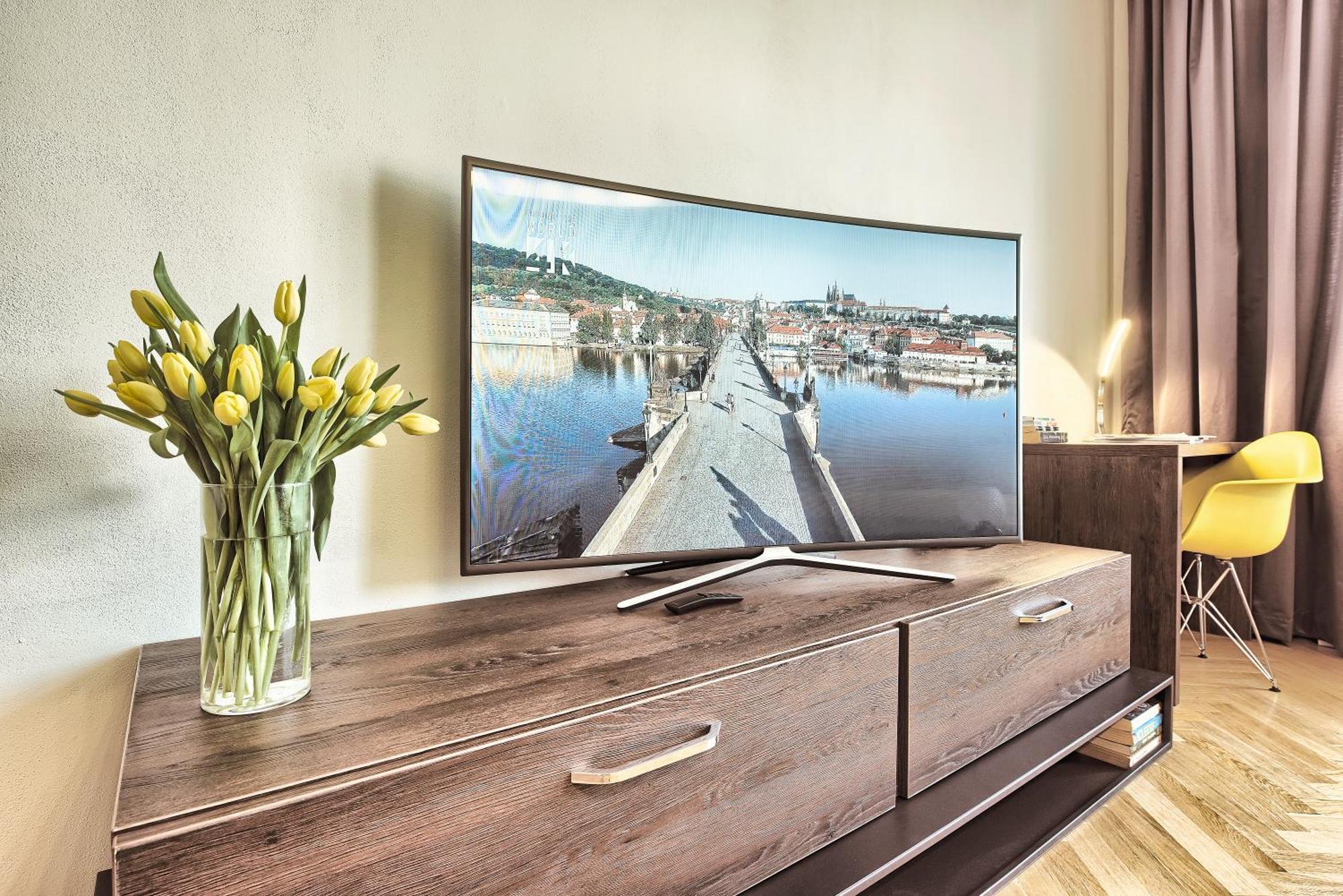 Milosrdnych Apartments Prag Oda fotoğraf