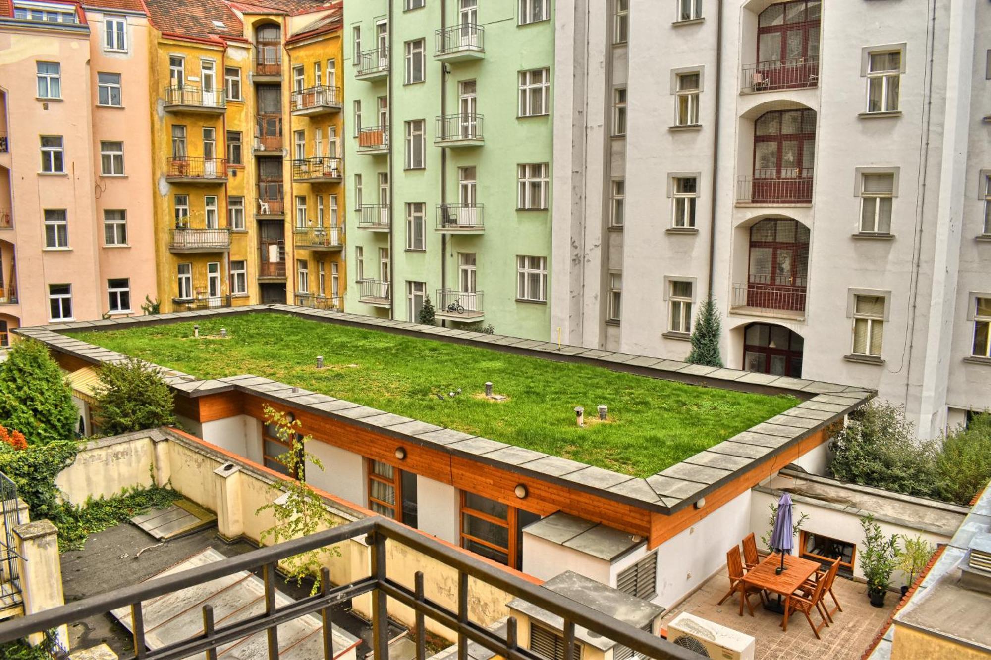 Milosrdnych Apartments Prag Oda fotoğraf